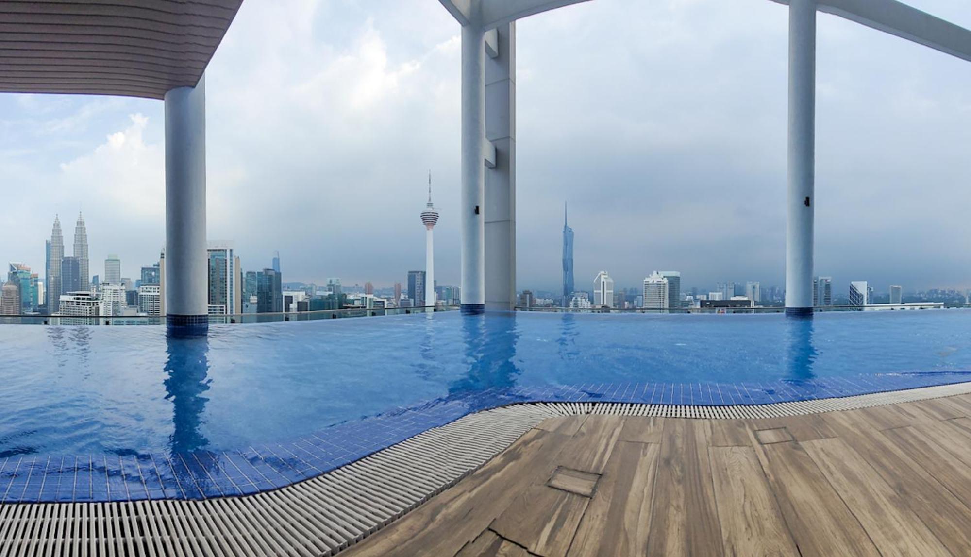 吉隆坡C14B Modern Infinity Pool Klcc Balcony View公寓 外观 照片